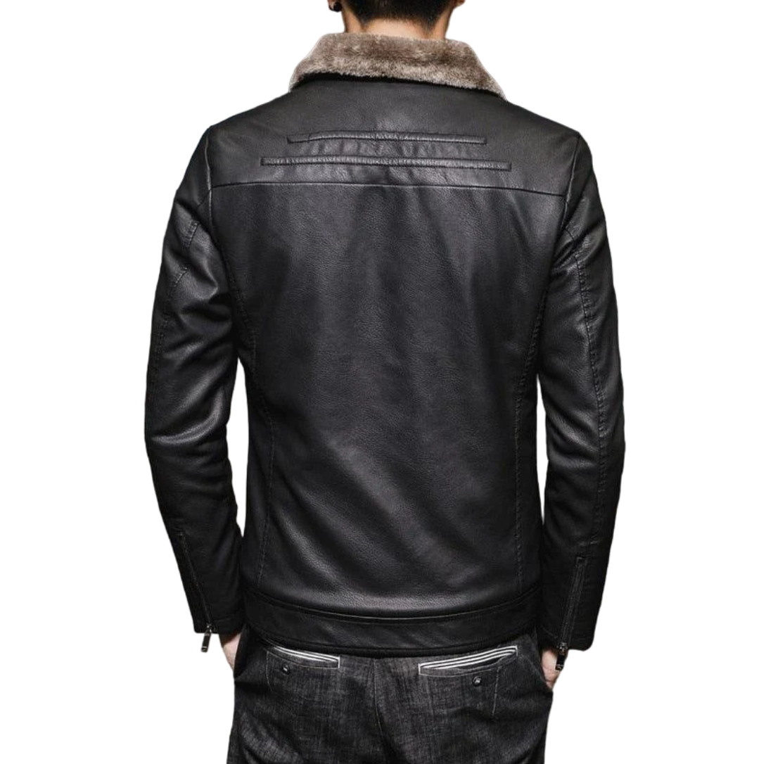 Army Leather Jacket – Casual Style with Durability and Comfort