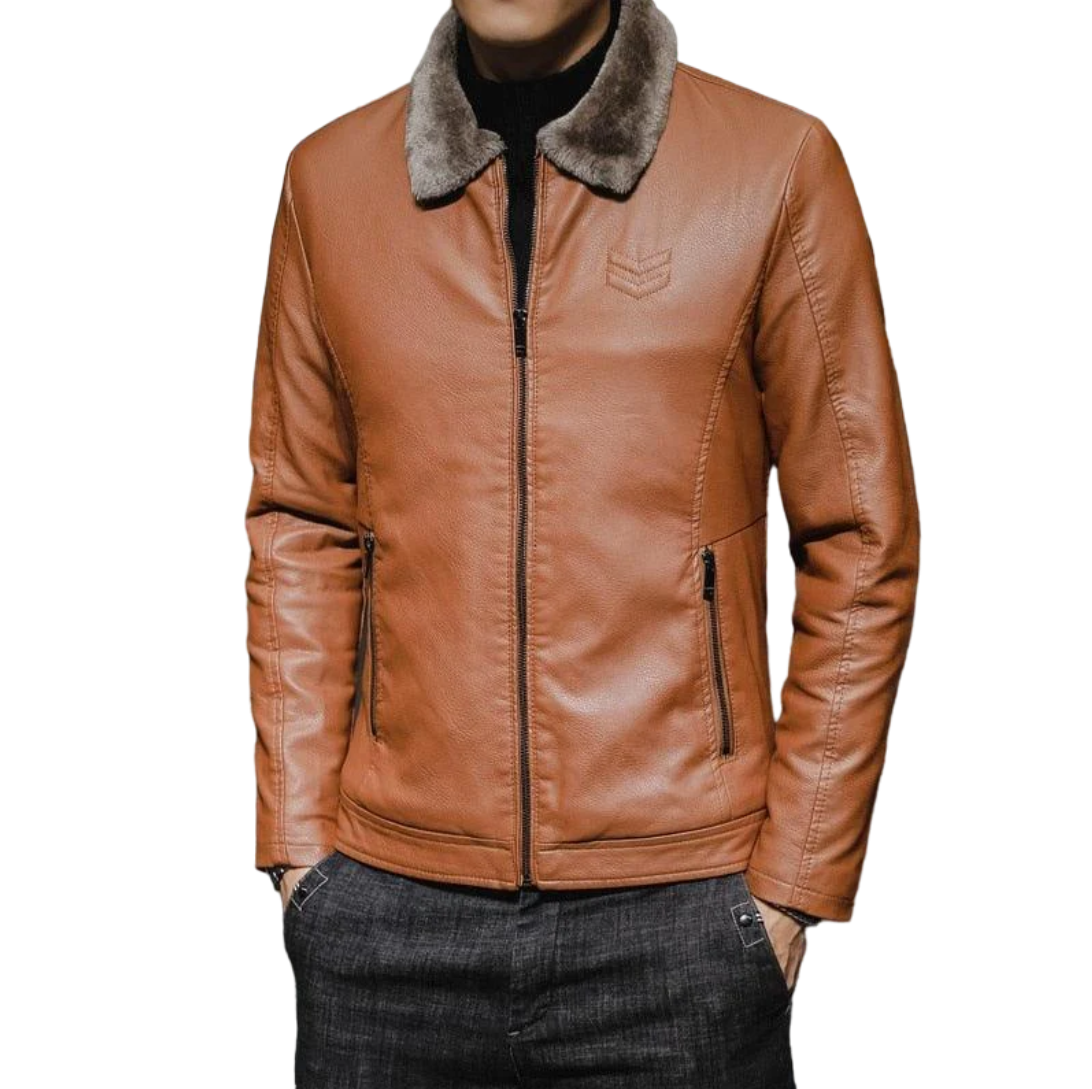 Army Leather Jacket – Casual Style with Durability and Comfort