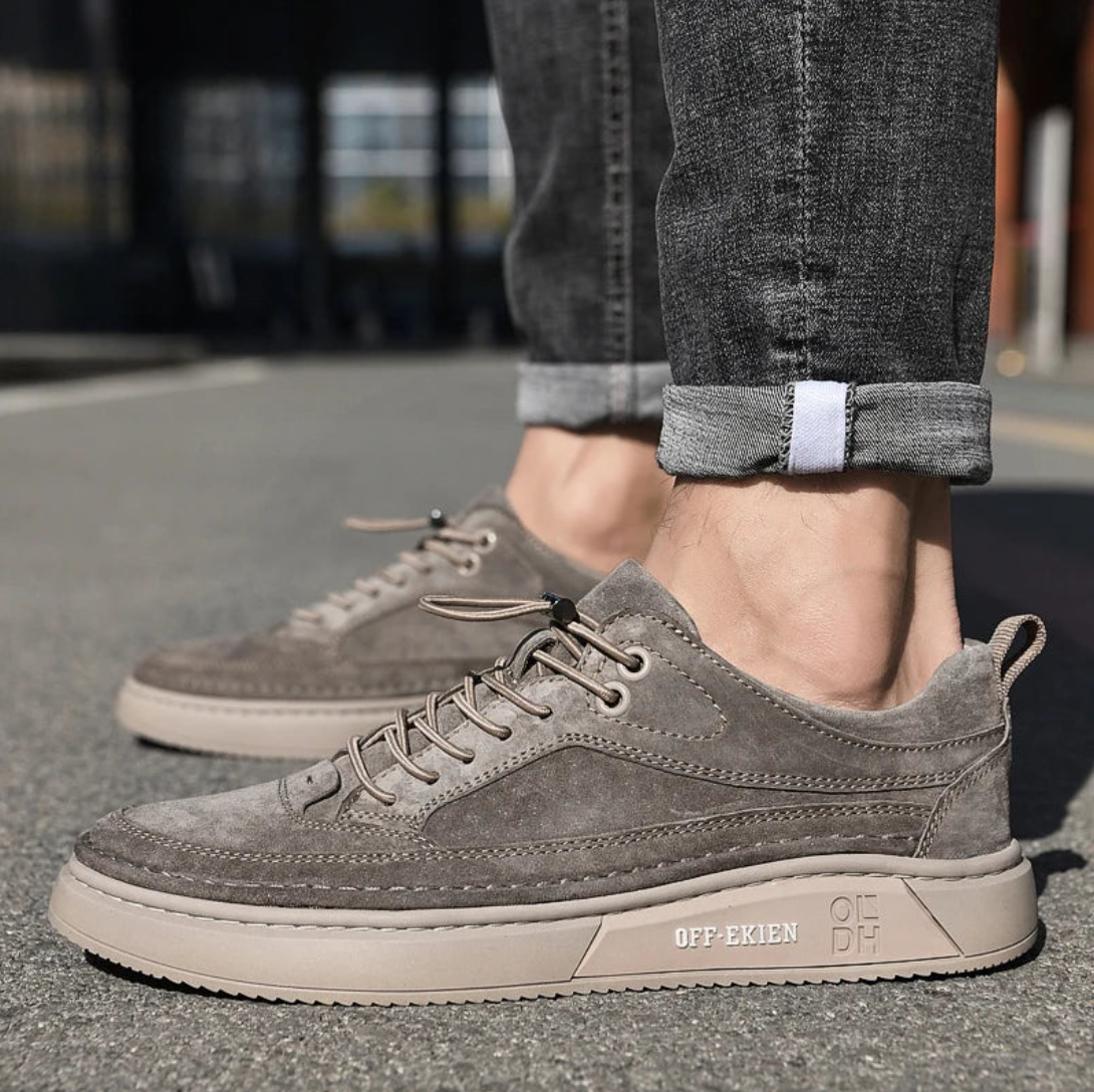 Brenton Lux Jones Leather Sneakers