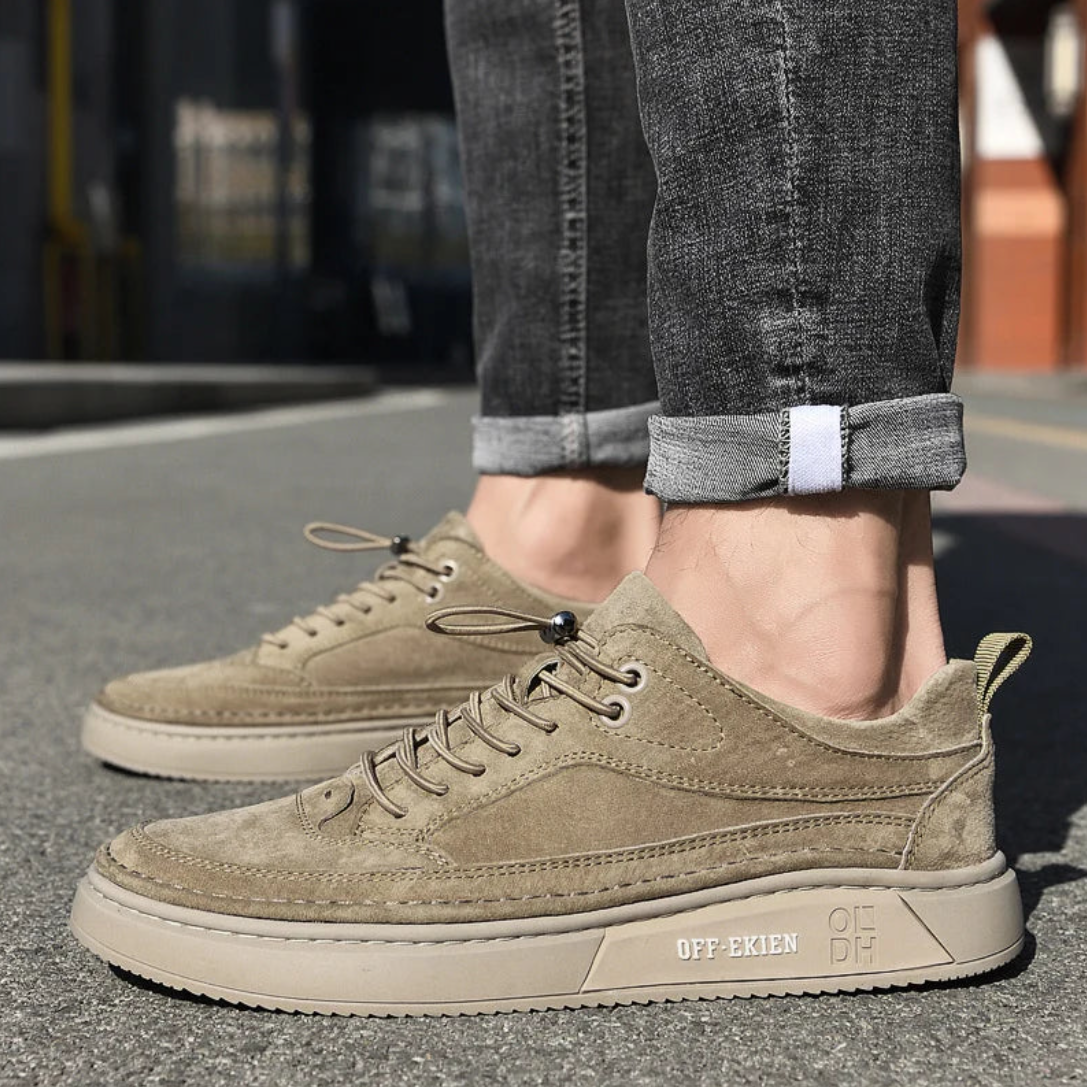 Brenton Lux Jones Leather Sneakers