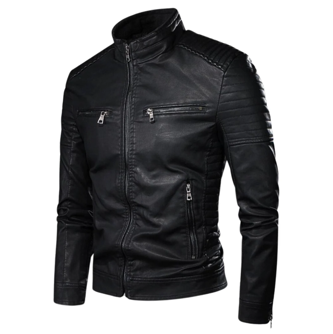 Brenton Lux Vintage Slim Leather Jacket