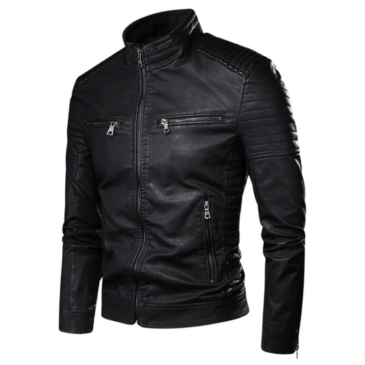 Brenton Lux Vintage Slim Leather Jacket